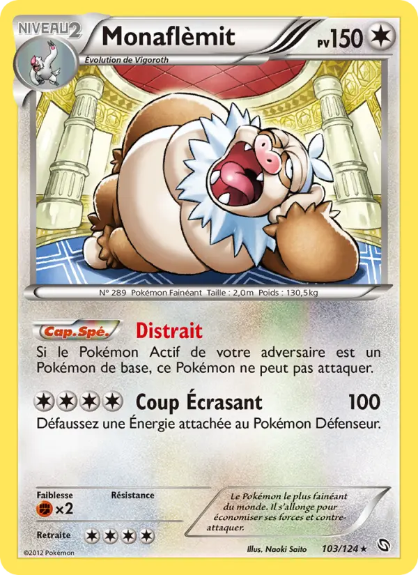 Monaflèmit — Carte Pokémon 103 Dragons Éxaltés