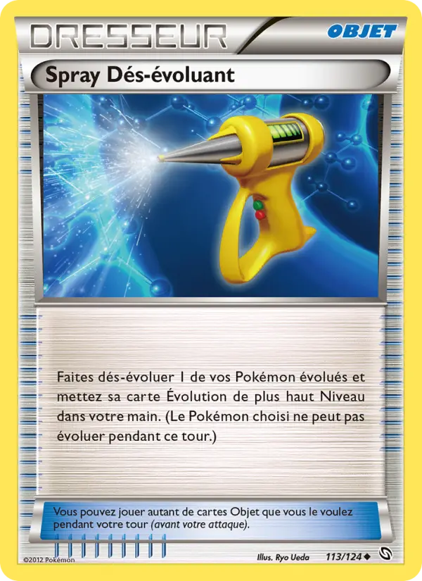 113/124 - Spray Dés-évoluant — Carte Pokémon Dragons Éxaltés 113/124