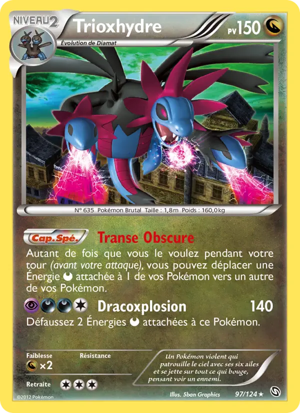 Trioxhydre — Carte Pokémon 97 Dragons Éxaltés
