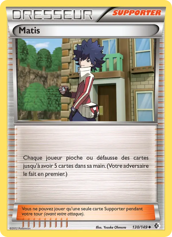 130/149 - Matis — Carte Pokémon Frontières Franchies 130/149