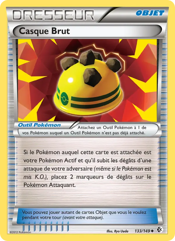 133/149 - Casque Brut — Carte Pokémon Frontières Franchies 133/149