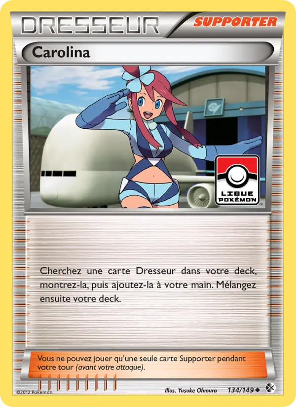 134/149 - Carolina — Carte Pokémon Frontières Franchies 134/149