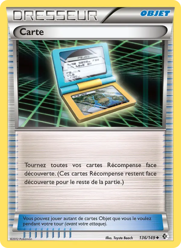 136/149 - Carte — Carte Pokémon Frontières Franchies 136/149
