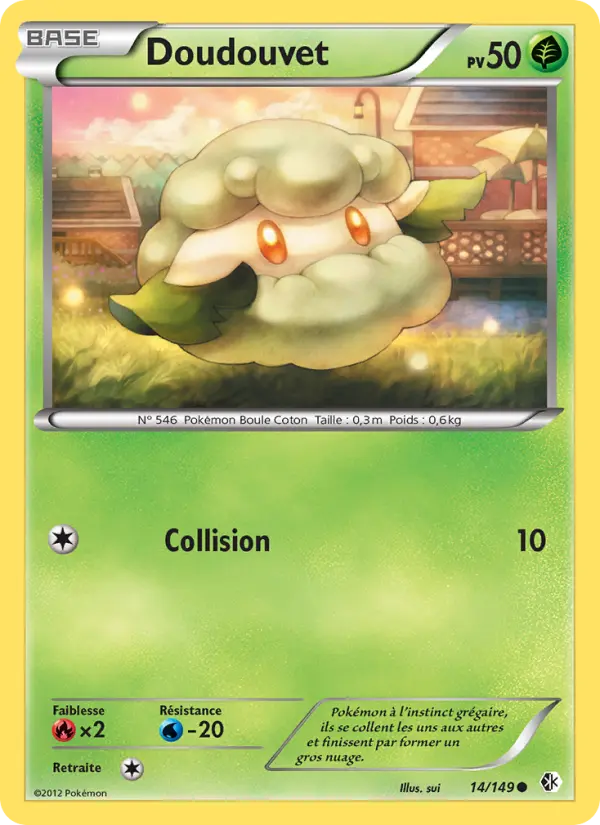 Doudouvet — Carte Pokémon 14 Frontières Franchies