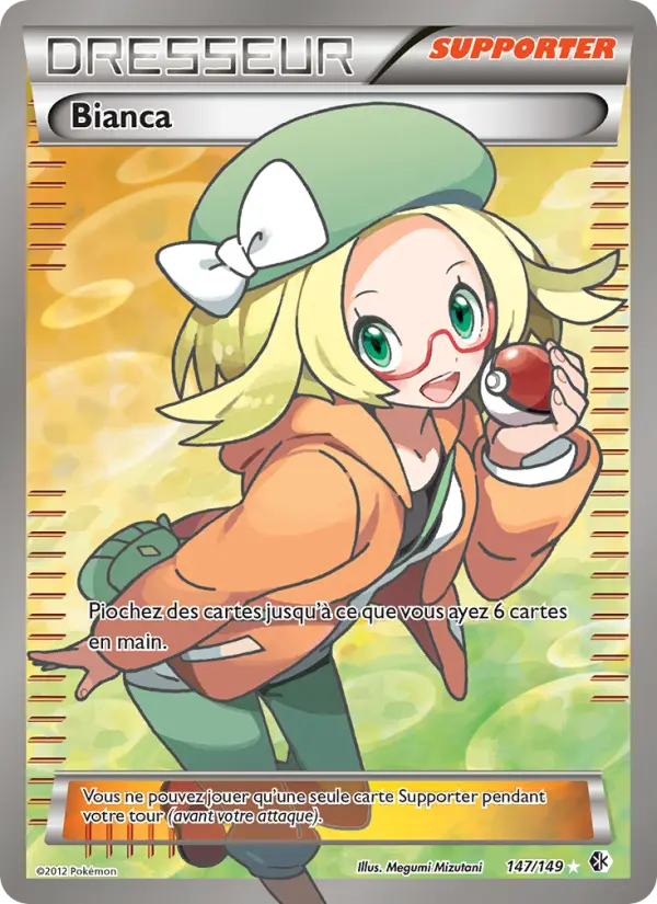 147/149 - Bianca — Carte Pokémon Frontières Franchies 147/149