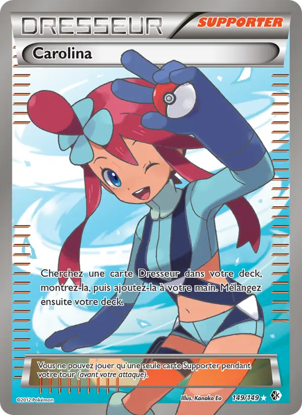 149/149 - Carolina — Carte Pokémon Frontières Franchies 149/149