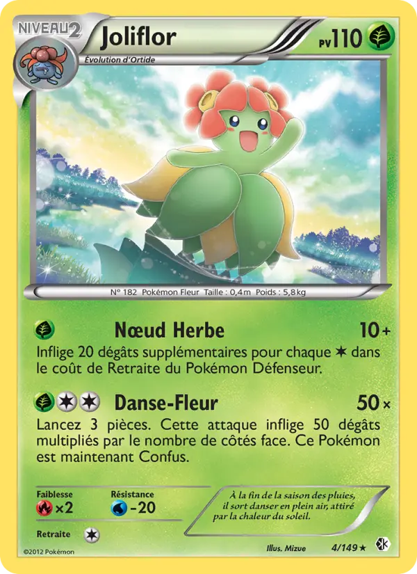 Joliflor — Carte Pokémon 4 Frontières Franchies