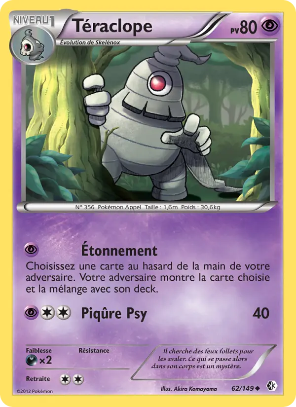 Téraclope — Carte Pokémon 62 Frontières Franchies