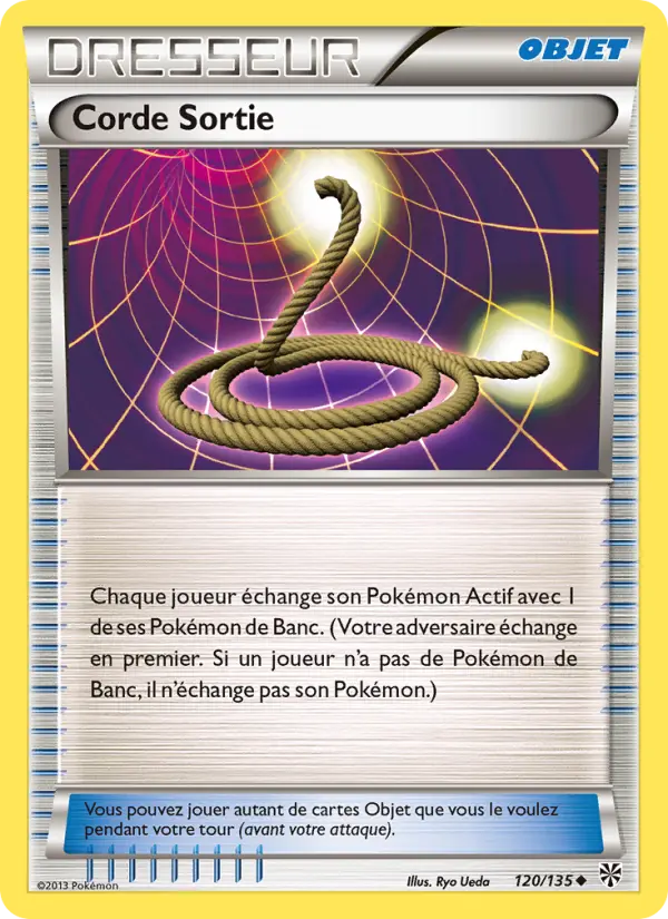 120/135 - Corde Sortie — Carte Pokémon Tempète Plasma 120/135