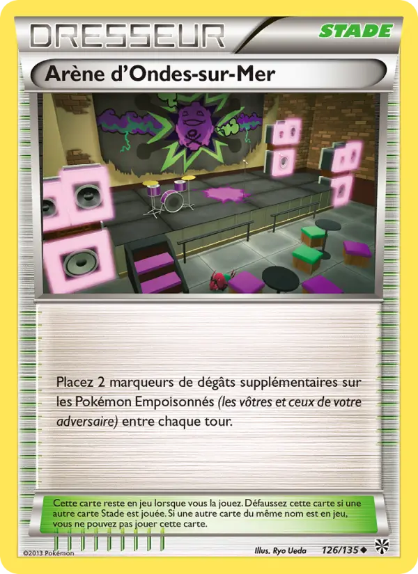 126/135 - Arène d’Ondes-sur-Mer — Carte Pokémon Tempète Plasma 126/135