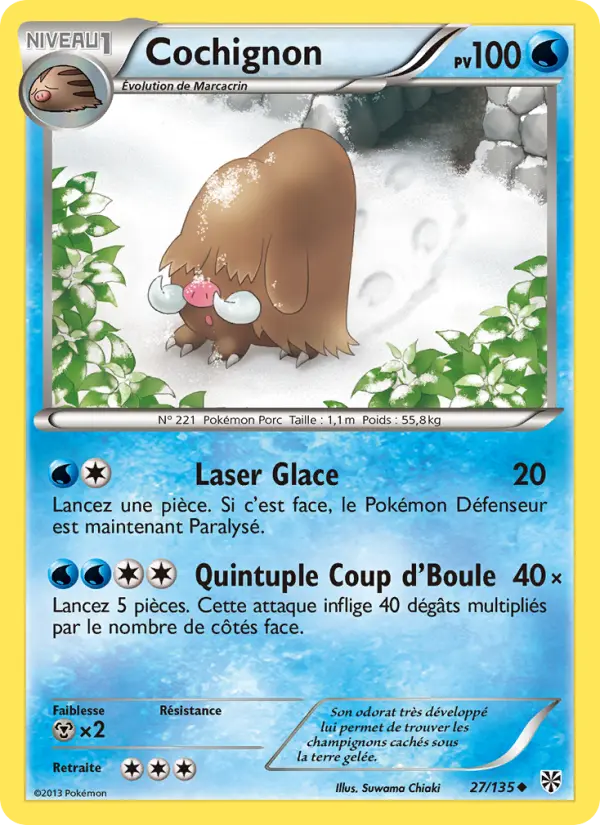 Cochignon — Carte Pokémon 27 Tempète Plasma