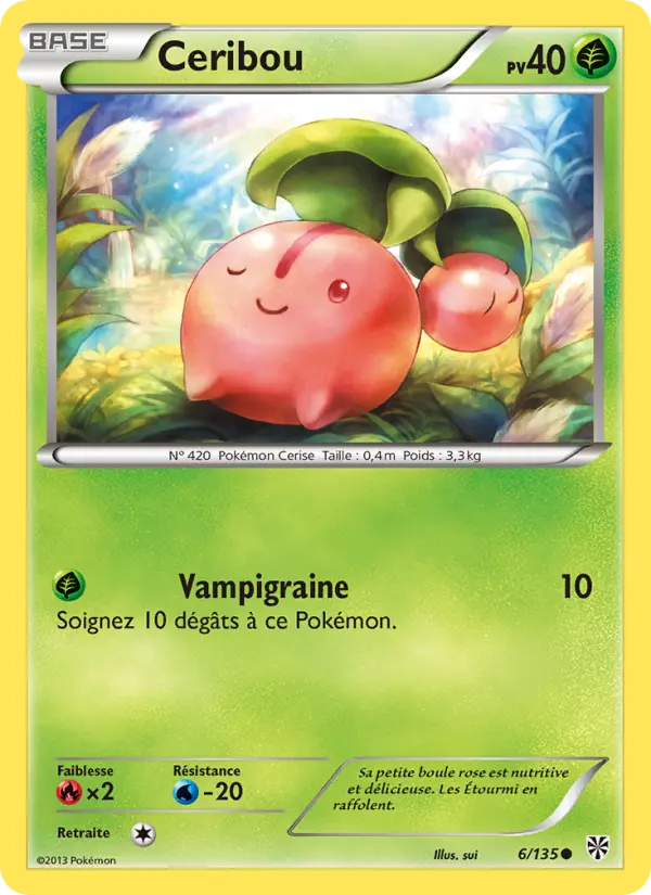 Ceribou — Carte Pokémon 6 Tempète Plasma