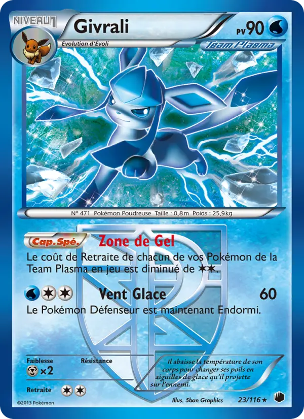 023/116 - Givrali — Carte Pokémon Glaciation Plasma 23/116