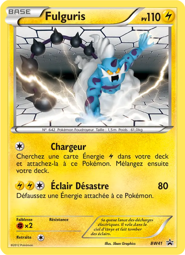 Fulguris — Carte Pokémon BW41 Promo BW