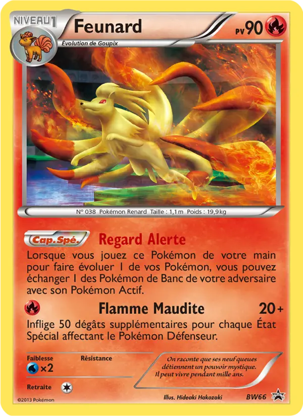 Feunard — Carte Pokémon BW66 Promo BW