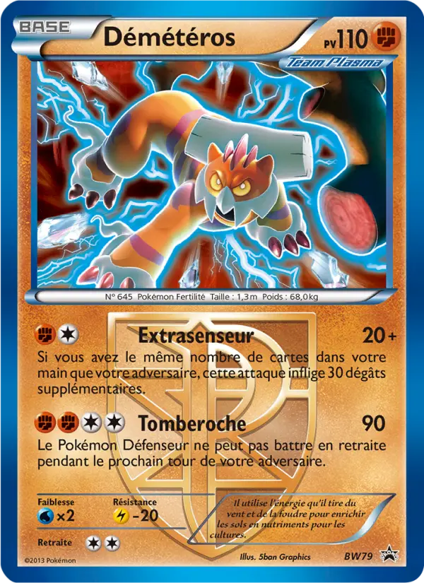 Démétéros — Carte Pokémon BW79 Promo BW