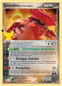 09/95 - Groudon de Team Magma — Carte Pokémon Célébrations 9A/25