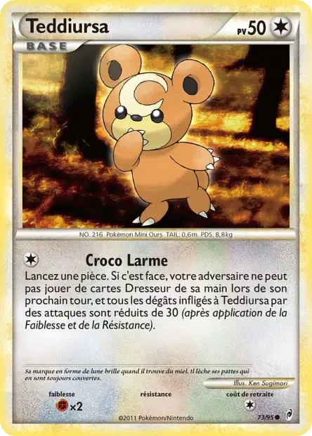 Teddiursa col1 Appel des Légendes