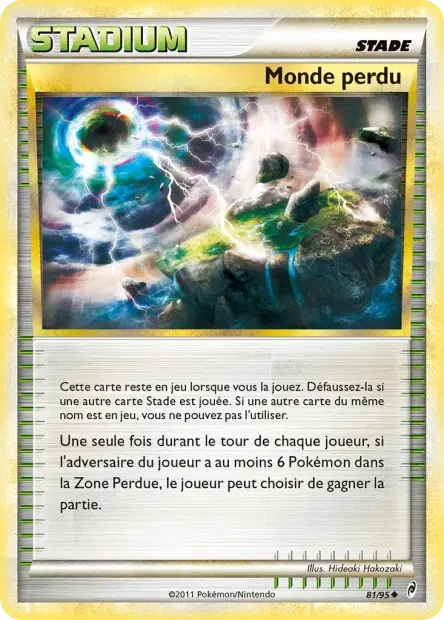 081/095 - Monde perdu — Carte Pokémon L'appel des Légendes 81/95