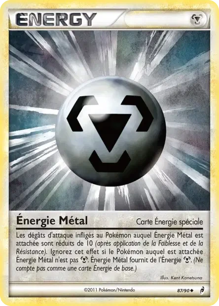 087/095 - Énergie Métal — Carte Pokémon L'appel des Légendes 87/95