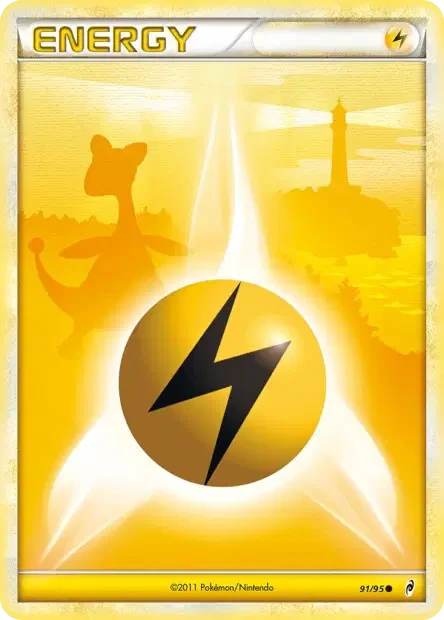 091/095 - Énergie Électrique — Carte Pokémon L'appel des Légendes 91/95