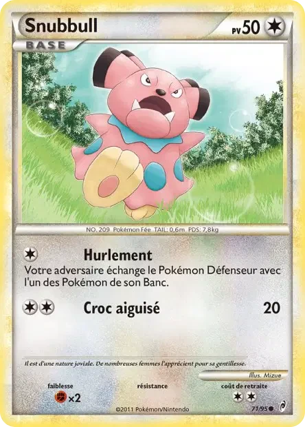 Snubbull col1 Appel des Légendes