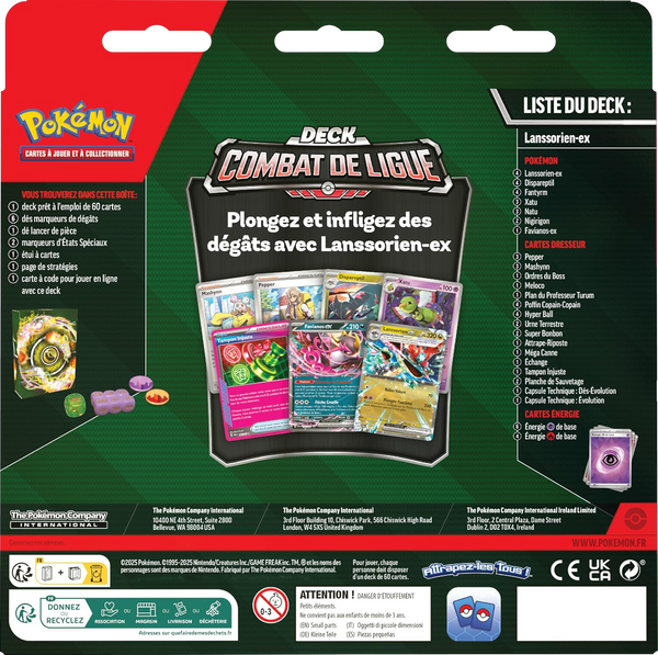 Deck - Combat de Ligue / Lanssorien-ex (verso)