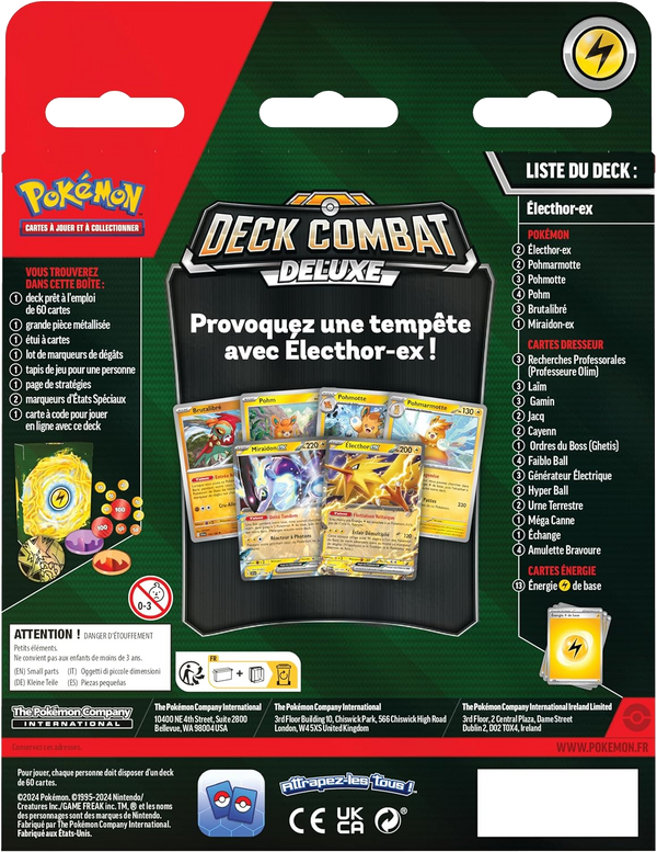 Deck - Combat Deluxe / Électhor-ex (verso)