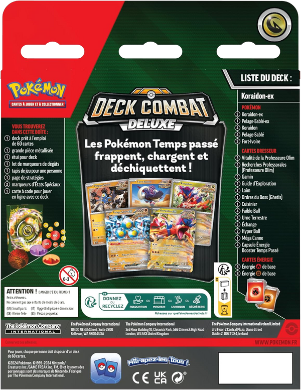 Deck - Combat Deluxe / Koraidon-ex (verso)