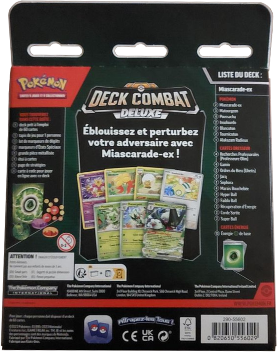 Deck - Combat Deluxe / Miascarade-ex (verso)