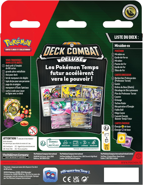Deck - Combat Deluxe / Miraidon-ex (verso)