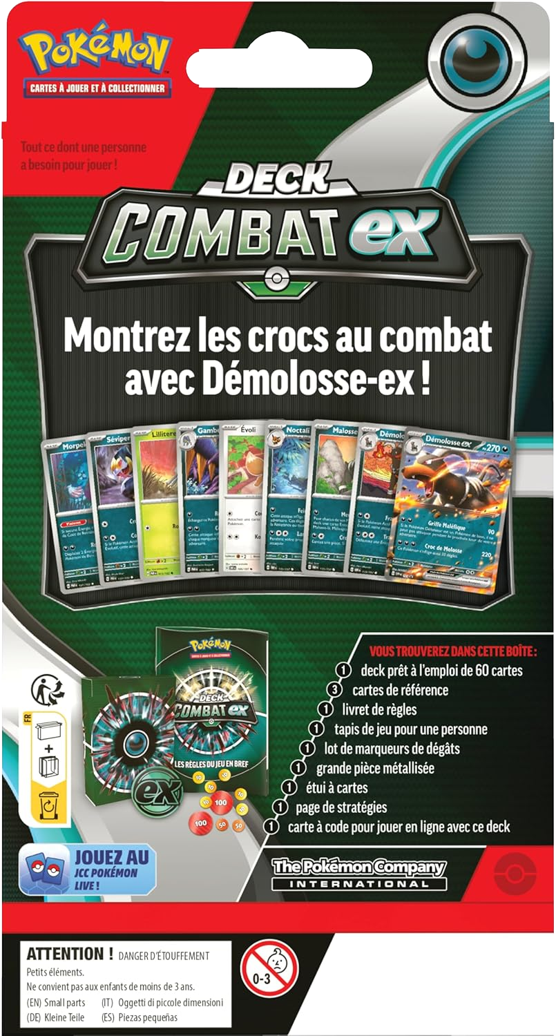 Deck - Combat-ex / Démolosse-ex (verso)