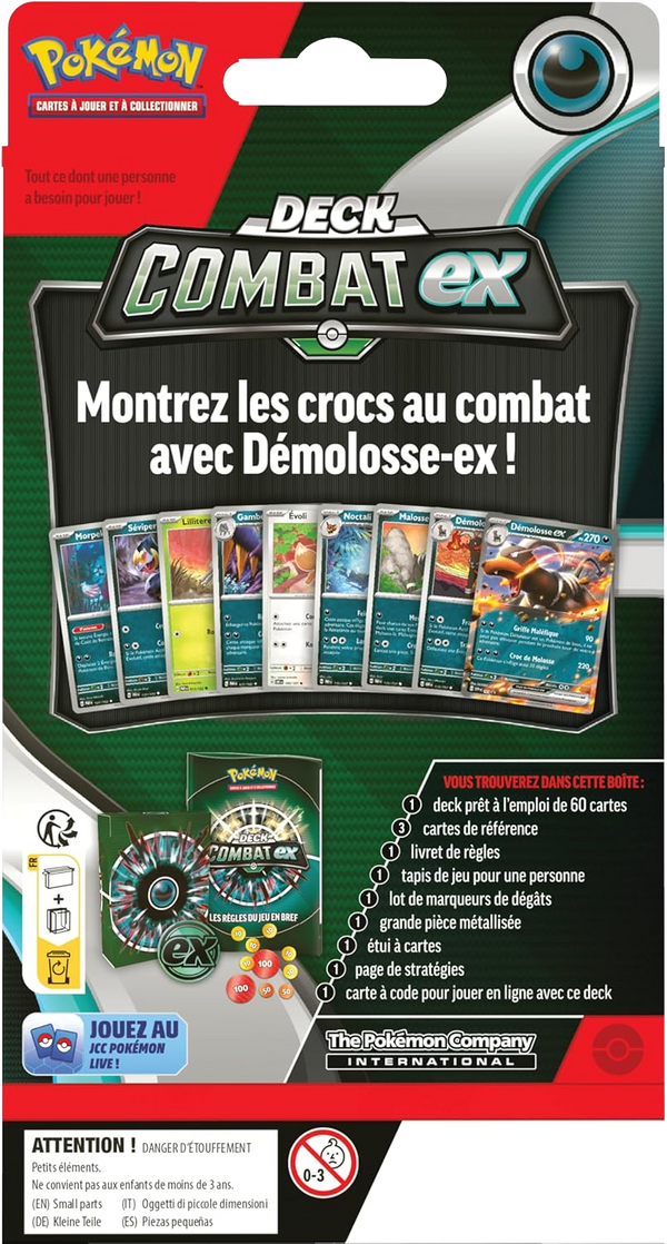 Deck - Combat-ex / Démolosse-ex (verso)
