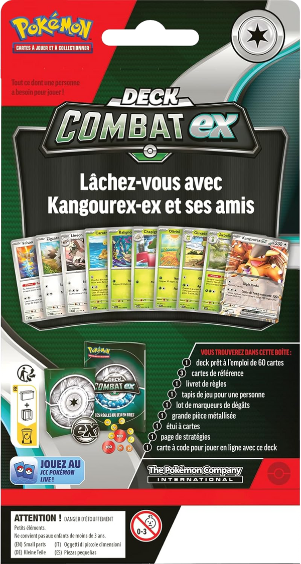 Deck - Combat-ex / Kangourex-ex (verso)