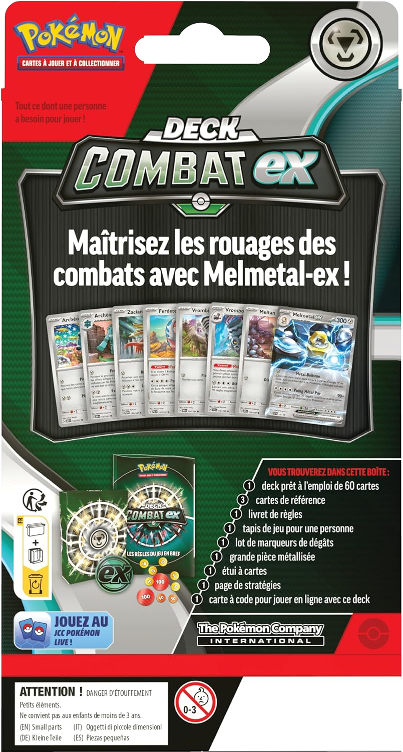 Deck - Combat-ex / Melmetal-ex (verso)