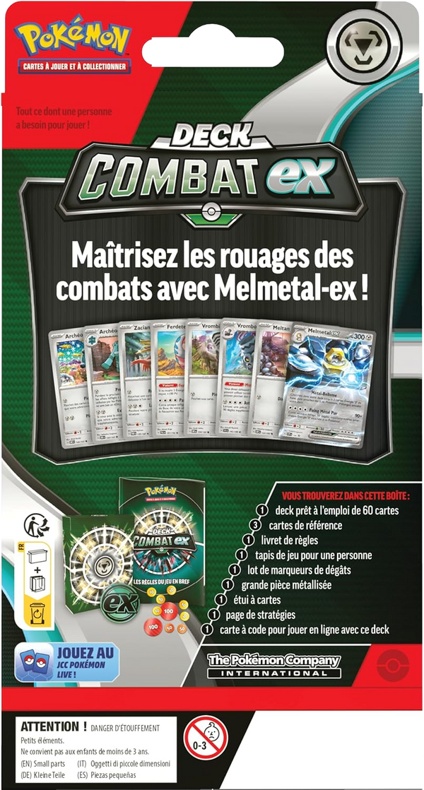 Deck - Combat-ex / Melmetal-ex (verso)