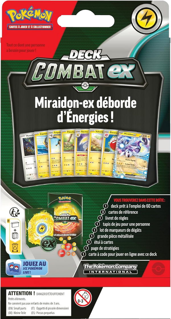 Deck - Combat-ex / Miraidon-ex (verso)