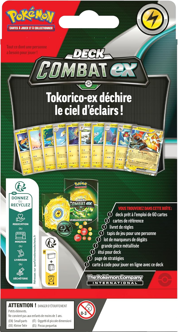 Deck - Combat-ex / Tokorico-ex (verso)