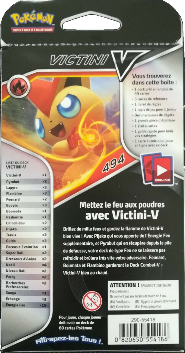 Deck - Combat-V / Victini-V (verso)