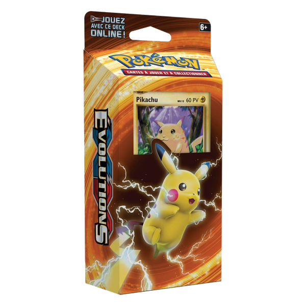 Deck à thème - Évolutions / Puissance Pikachu, boîte française