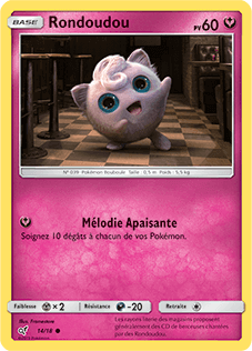014/018 - Rondoudou — Carte Pokémon Détective Pikachu 14/18