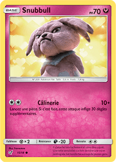 015/018 - Snubbull — Carte Pokémon Détective Pikachu 15/18