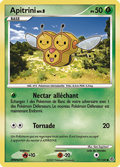 079/130 - Apitrini — Carte Pokémon Diamant & Perle 79/130