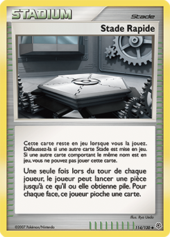 114/130 - Stade Rapide — Carte Pokémon Diamant & Perle 114/130