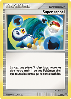 115/130 - Super rappel — Carte Pokémon Diamant & Perle 115/130
