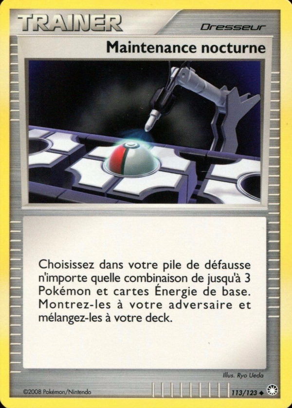 113/123 - Maintenance nocturne - Carte Pokémon Trésors Mystérieux 113/123