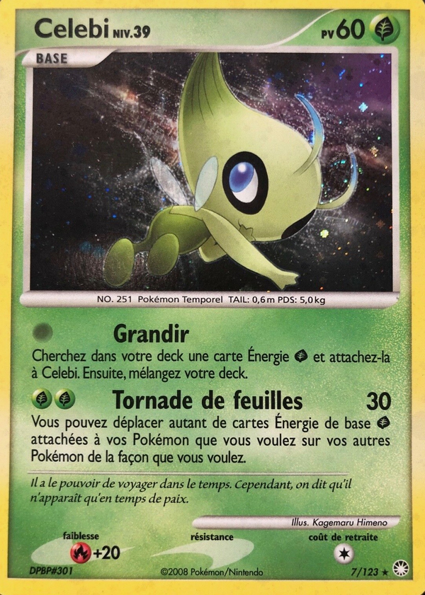 007/123 - Celebi - Carte Pokémon Trésors Mystérieux 7/123