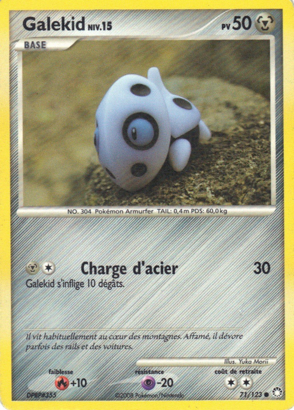 071/123 - Galekid - Carte Pokémon Trésors Mystérieux 71/123