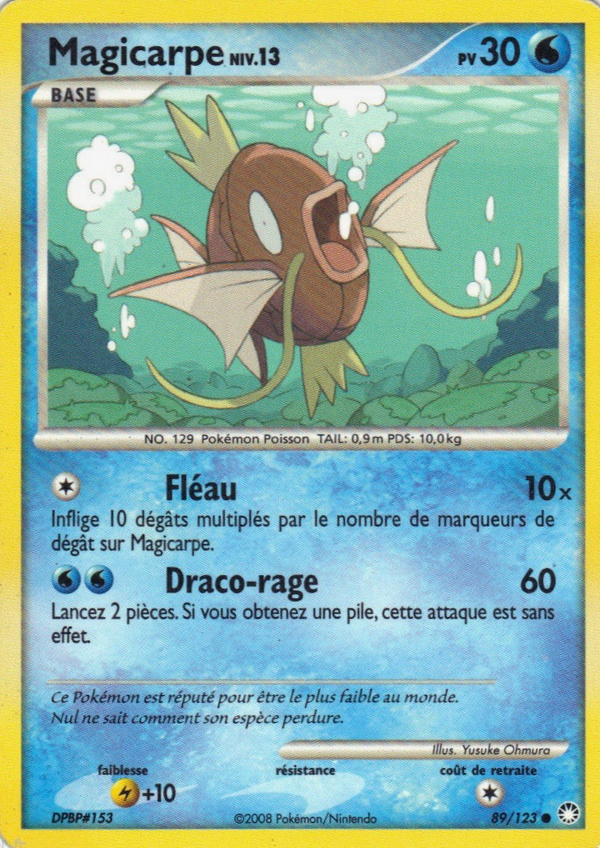 089/123 - Magicarpe - Carte Pokémon Trésors Mystérieux 89/123