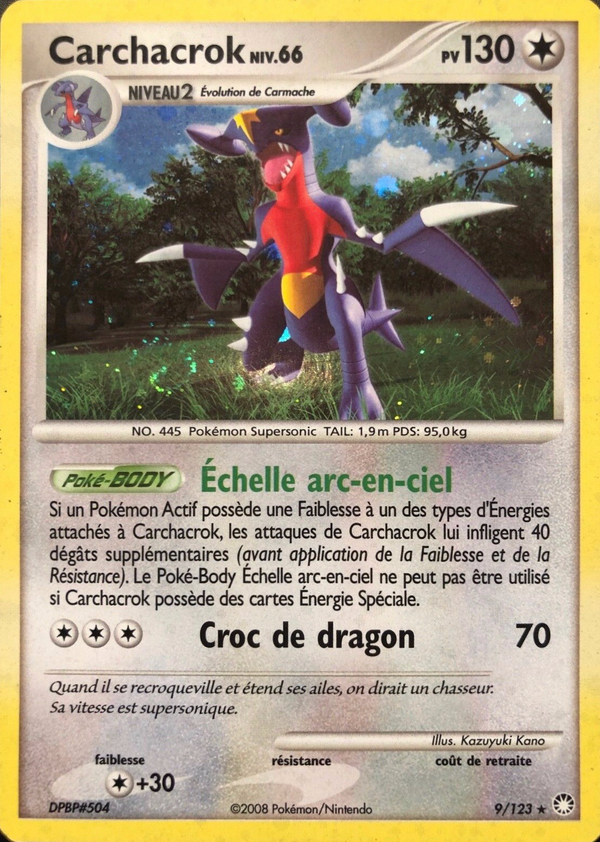 009/123 - Carchacrok - Carte Pokémon Trésors Mystérieux 9/123